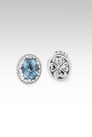 U Deserve It All Earrings™ in Swiss Blue Topaz