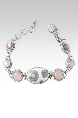 Nothing Stands Against Us Bracelet™ in Ocean Jasper, Peach Moonstone, White Moonstone & Latte Moonstone 7 - 7.75