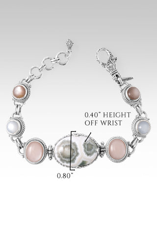 Nothing Stands Against Us Bracelet™ in Ocean Jasper, Peach Moonstone, White Moonstone & Latte Moonstone 7 - 7.75