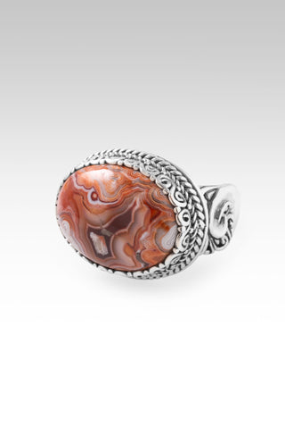 Less Apathy, More Love Ring™ in Laguna Lace Agate 5