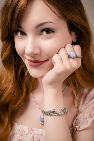 Wonderful Counselor Ring™ in Blue Lace Agate