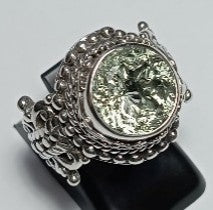 Only Way Ring™ in Prasiolite 5