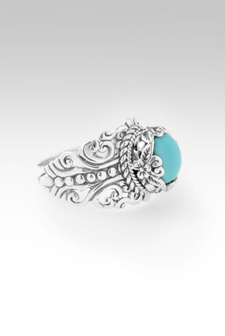 Surrendering My Fears Ring™ in Mexican Turquoise 5