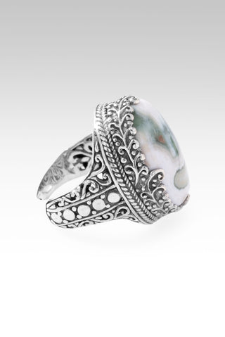 Nothing Stands Against Us Ring™ in Ocean Jasper 5