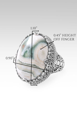 Nothing Stands Against Us Ring™ in Ocean Jasper 5
