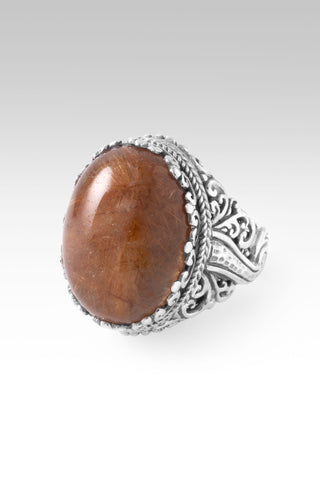 Nothing He Can't Do Ring III™ in Galaxy Rutilated Quartz 5