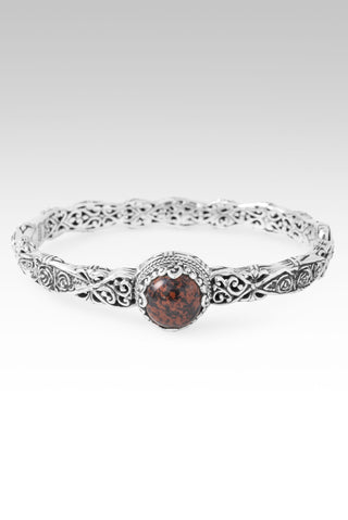 Love's Master Plan Bangle Bracelet™ in Coffee Obsidian 6.25