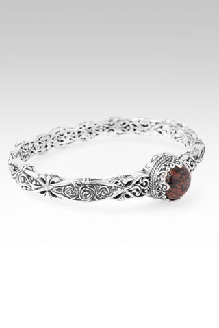 Love's Master Plan Bangle Bracelet™ in Coffee Obsidian 6.25