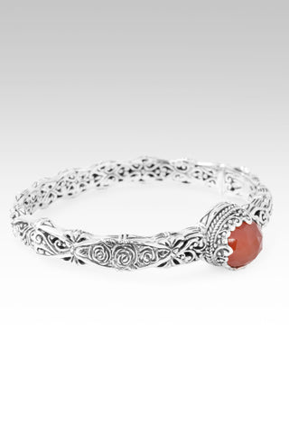 Love's Master Plan Bangle Bracelet™ in Carnelian 6.75