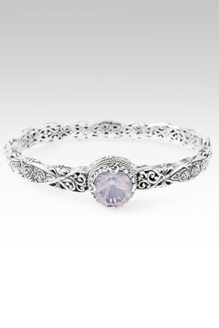 Love's Master Plan Bangle Bracelet™ in Lavender Moon Quartz 6.25
