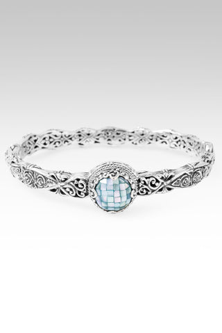 Love's Master Plan Bangle Bracelet™ in London Mother of Pearl Mosaic 6.25