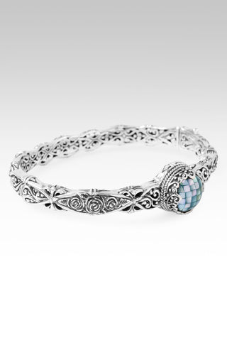 Love's Master Plan Bangle Bracelet™ in London Mother of Pearl Mosaic 6.25