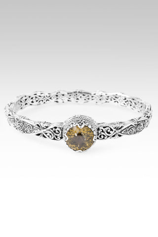 Love's Master Plan Bangle Bracelet™ in Olive Quartz 6.25