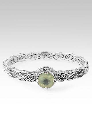 Love's Master Plan Bangle Bracelet™ in Phantom Rutile Prehnite 6.75
