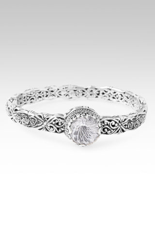 Love's Master Plan Bangle Bracelet™ in White Quartz 6.25