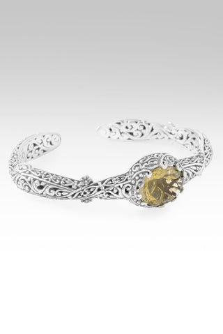 Fears Hold Released Cuff Bracelet™ in Olive Quartz 6.5