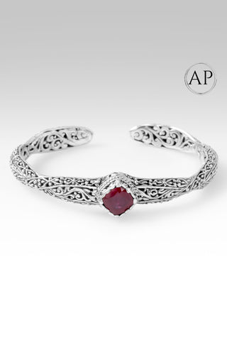 Almost Perfect Treasured, It's True Cuff Bracelet™ in Red Ruby