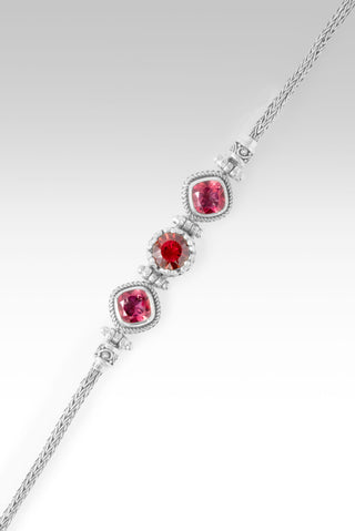 Everlasting Hope Bracelet™ in Scarlet Flame™ Mystic Topaz & Fast Casual™ Mystic Quartz 6.5 - 7.25