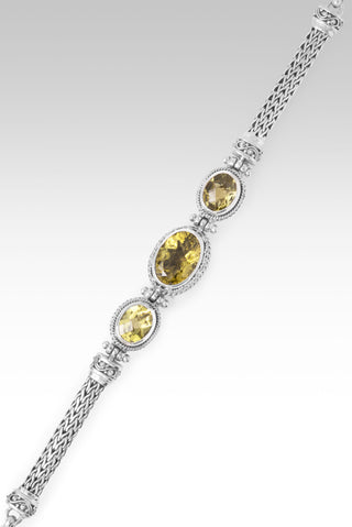 Less Mind, More Kind Bracelet™ in Olive Quartz & Sunflower Citrine 6.75 - 7.5