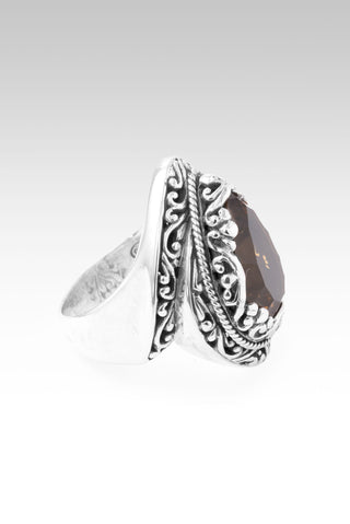 Mercy Saved Me Ring™ in Whiskey Quartz 5