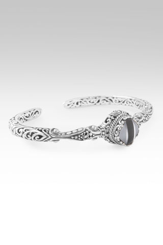Love One Another Cuff Bracelet™ in Onyx Hematine Mother of Pearl Mosaic 6.25