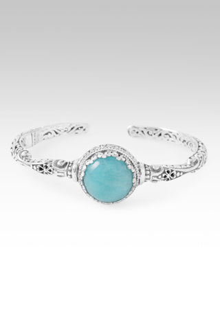 Love One Another Cuff Bracelet™ in Amazonite 6.25
