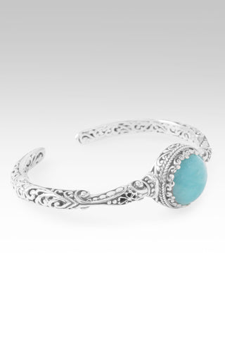 Love One Another Cuff Bracelet™ in Amazonite 6.25