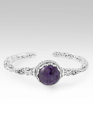 Love One Another Cuff Bracelet™ in Charoite 6.25