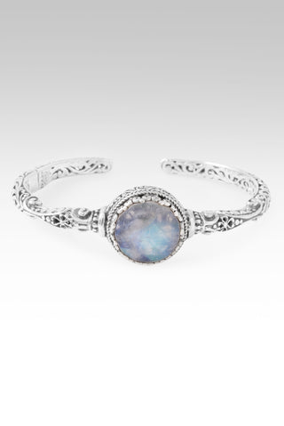 Love One Another Cuff Bracelet II™ in Rainbow Moonstone 6.25