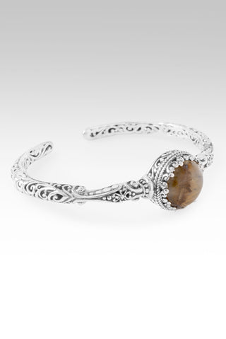 Love One Another Cuff Bracelet™ in Gold Rutilated Quartz 6.25
