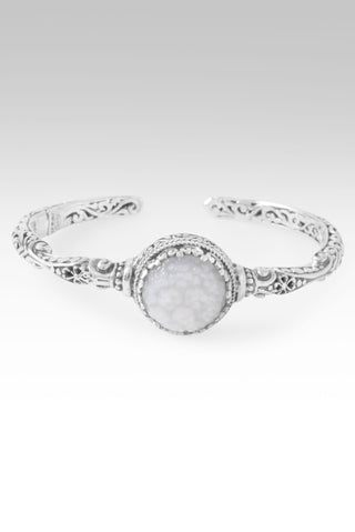Love One Another Cuff Bracelet™ in White Mother of Pearl 6.25