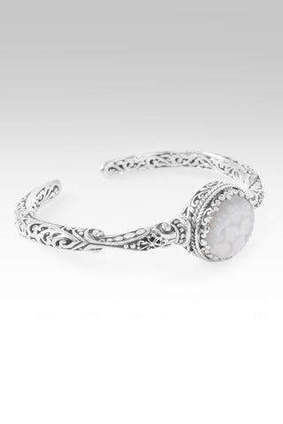 Love One Another Cuff Bracelet™ in White Mother of Pearl 6.25