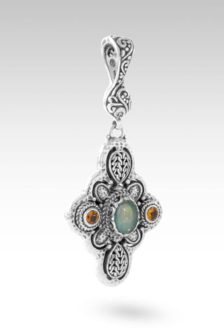 I Was Found Pendant™ in Ethiopian Opal & Citrine