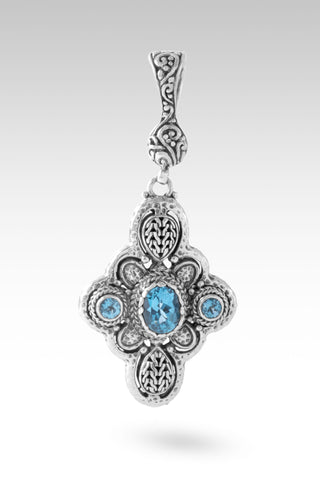 I Was Found Pendant™ in Swiss Blue Topaz
