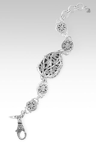 Their Leaves Will Not Wither Bracelet™ in Porcelain Jasper, Chocolate Cat's Eye Sunstone & Hematine 6.75 - 7.5