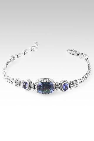 Overflowing Goodness Bracelet™ in By The Sea™ Mystic Quartz & Tanzanite 6.75 - 7.5