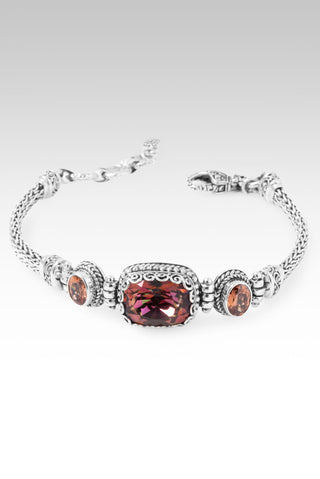 Overflowing Goodness Bracelet™ in Hayward's Muse™ Mystic Quartz & Red Velvet Zircon 6.75 - 7.5