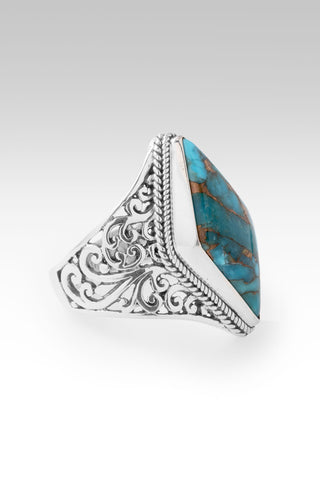 Holy Healing Ring™ in Blue Mohave Kingman Turquoise with Bronze 5