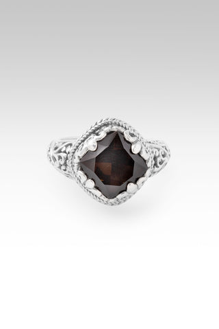He's A Way Maker Ring™ in Smoky Quartz 5