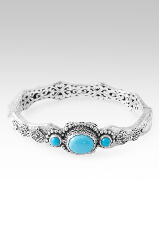 U Came, U Rescued Bangle Bracelet™ in Sleeping Beauty Turquoise 6.25