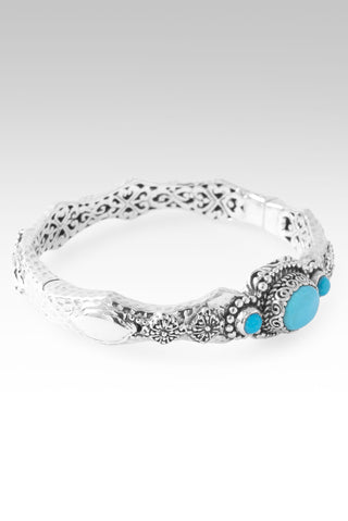 U Came, U Rescued Bangle Bracelet™ in Sleeping Beauty Turquoise 6.25