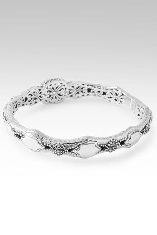 U Came, U Rescued Bangle Bracelet™ in Star Sapphire & Blue Sapphire 6.75