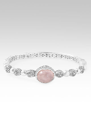 Celebrate Healing Bangle Bracelet™ in Cor-De-Rosa Morganite 6.25