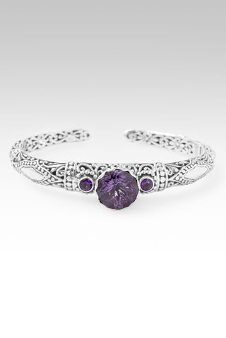 Peace in & Thru It Cuff Bracelet™ in Amethyst