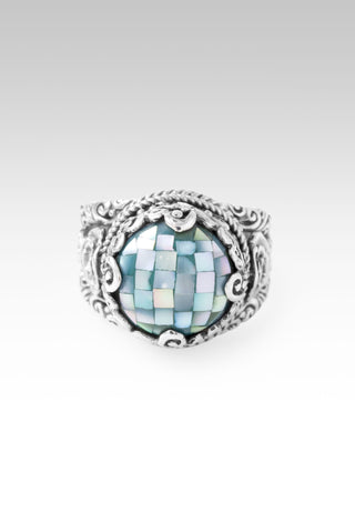 Love to Infinity Ring™ in London Mother of Pearl Mosaic 5