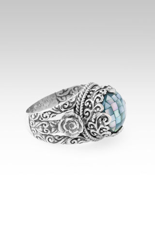 Love to Infinity Ring™ in London Mother of Pearl Mosaic 5