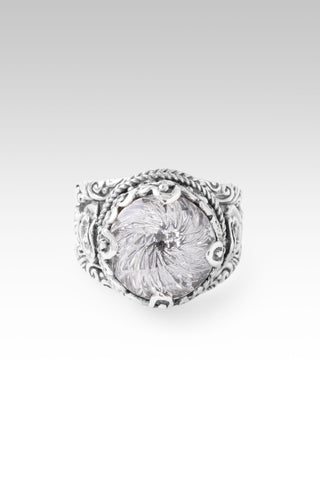 Love to Infinity Ring™ in White Quartz 5
