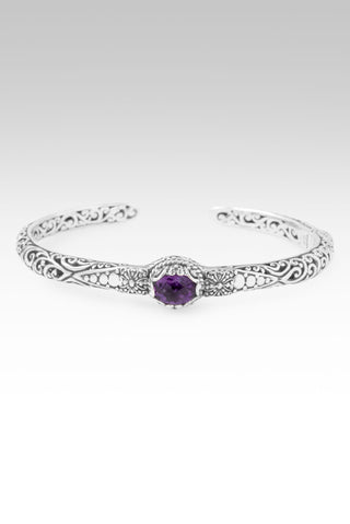 Forever Yours Cuff Bracelet™ in African Amethyst 6.25