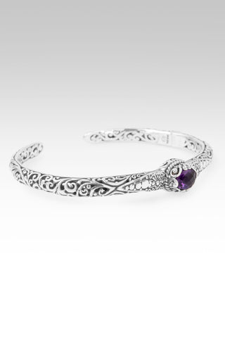 Forever Yours Cuff Bracelet™ in African Amethyst 6.25