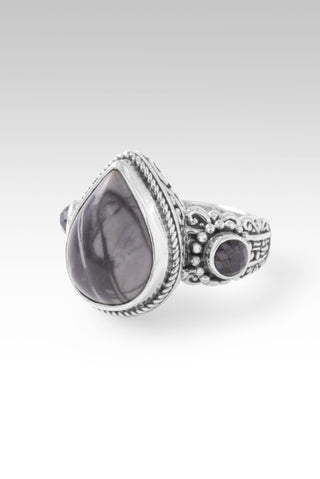 Stronger Together Ring™ in Black Spinel & Picasso Jasper 5